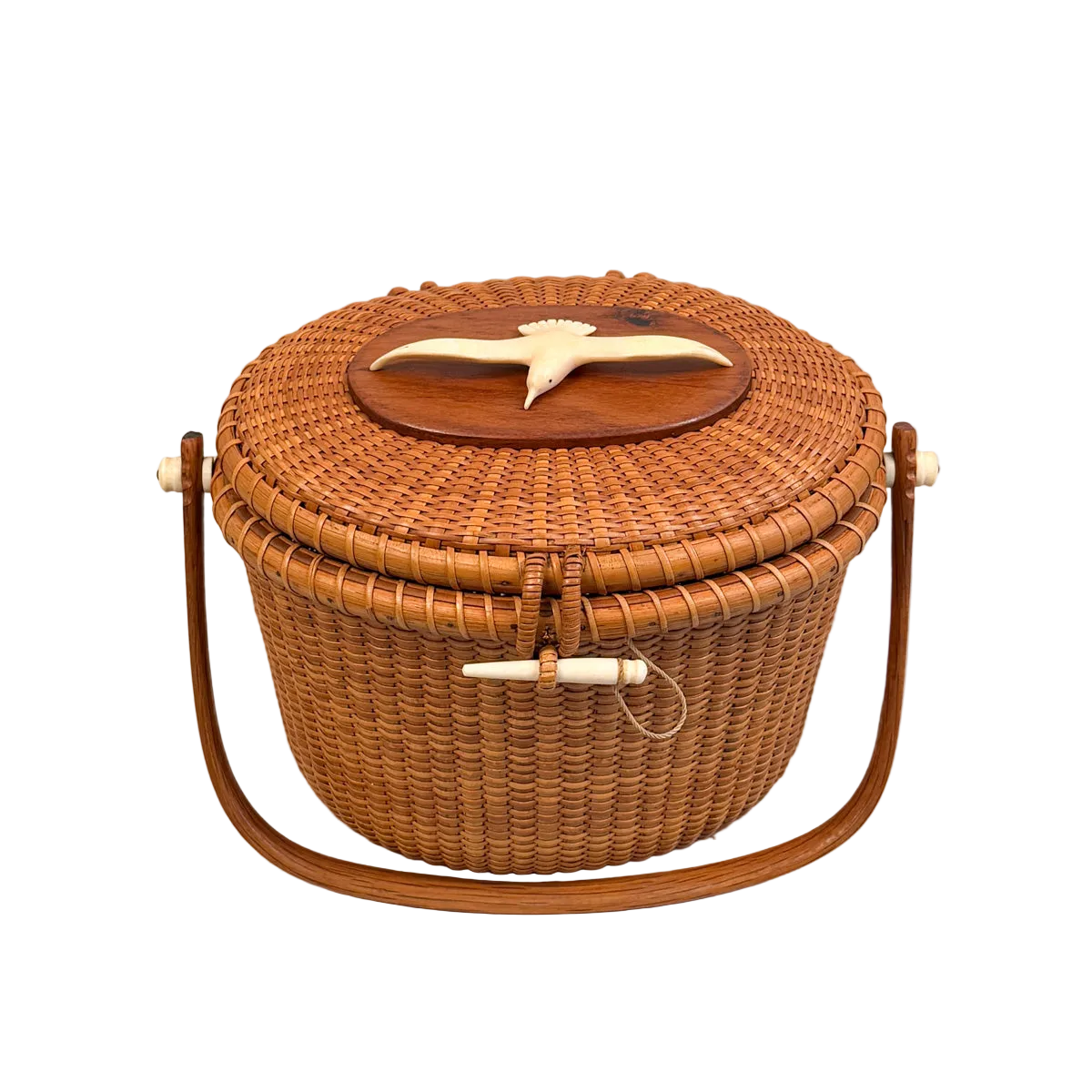 Vintage Nantucket Basket Purse by The Wooden Jug 1968 – Paul