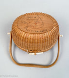 Vintage Nantucket "Cocktail" Basket Purse by José Formoso Reyes