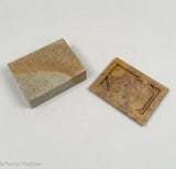 Antique Chinese Export Soapstone Box with Ship