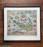 Antique 1926 Map of Nantucket by Tony Sarg
