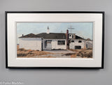 "Back of Pizza Shop" Painting by John Austin