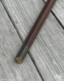 Antique Scrimshaw Curved Handle Cane