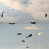 Folk Carved Whale Mobile by Irving Briggs