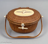 Vintage Nantucket "Cocktail" Basket purse by José Formoso Reyes