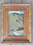 Antique Oil Painting "Near Butte Montana" by Ruth Payne Burgess