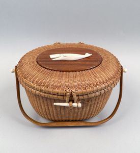 Vintage Nantucket Basket purse by Jose Formoso Reyes