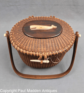 Vintage Nantucket Basket Purse by Sherwin Boyer