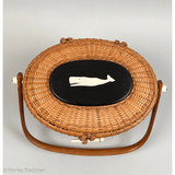 Vintage Nantucket Basket Purse by The Wooden Jug
