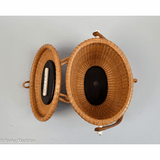 Vintage Nantucket Basket Purse by The Wooden Jug