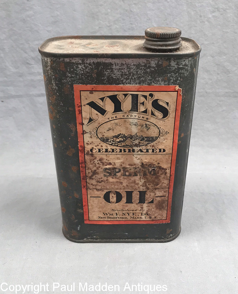 19th C. Quart of Nye's Sperm Oil – Paul Madden Antiques