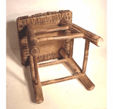 Antique Adirondack stool