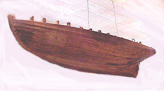Antique boat bulder's model from Plymouth