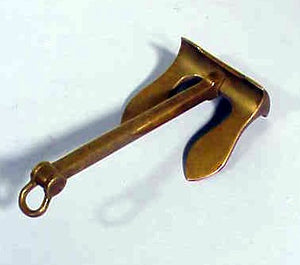 Antique brass sale's man sample of an anchor