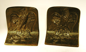 Antique cast iron EAGLE  bookends
