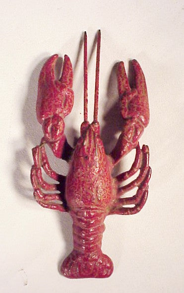 Antique cast iron painted LOBSTER
