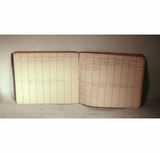 Antique Coffin family handwritten geneological book