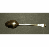 Antique late 18th C silver teaspoon by Voorhees