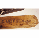 Antique NANTUCKET door latch T.Coffin 2nd
