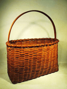 Antique New England splint basket