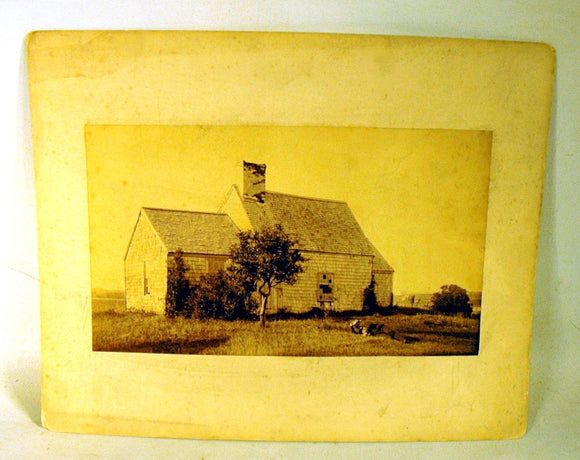 Antique photograph of the Old Swain House, Polpis