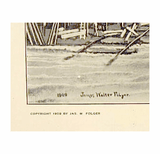 Antique print of Brant Point J.Walter Folger