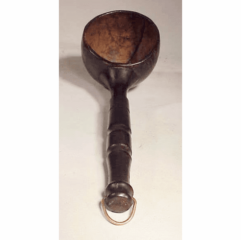 Antique sailor made coconut water dipper.