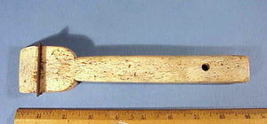 Antique scrimshaw whalebone scraper