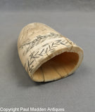 Antique Sperm Whale Tooth with Ship & Eagle Scrimshaw