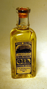 Antique whale oil bottle from Maine.