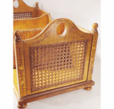 Beautiful curly maple book case for desk