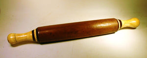 Choice antique American scrimshaw LARGE rolling pin