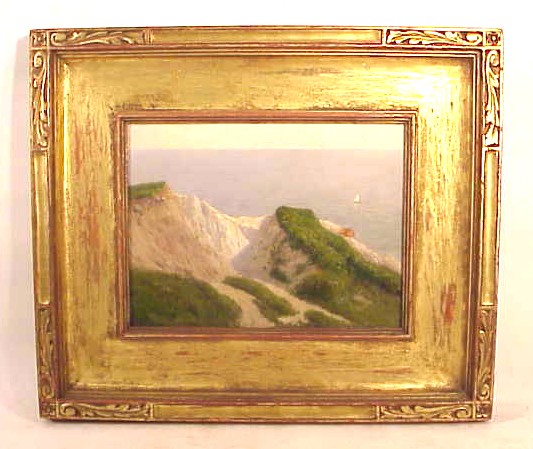 Choice antique oil painting on board by Charles D. Cahoon