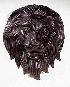 Great antique cast-iron LION'S HEAD