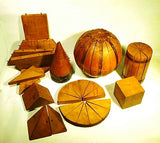 Interesting collection of carved teaching geometric examples.