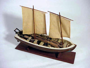 Model of a two-masted dory.