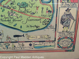 Nantucket Map by Tony Sarg 1926