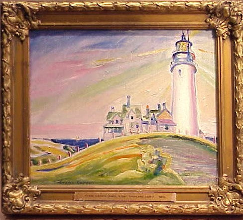 Oil on board by Frank Carson