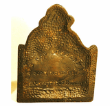 Pair antique cast iron bookends "OLD SALT"