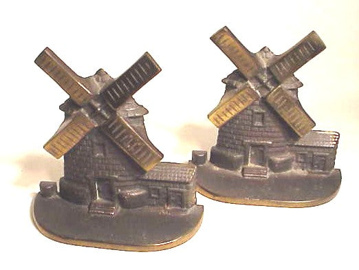 Pair of  Cape Cod windmill bookends