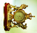 Rare and choice antique desk  barometer,