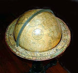 Rare antique American terrestrial globe on floor stand