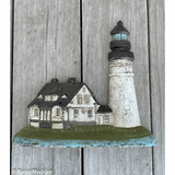 Rare Portland Head Lighthouse Cast Iron Doorstop