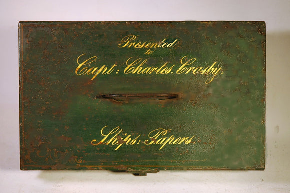 Rare Ship Captain's document box Cape Cod