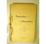 Rare souveinr booklet "Nantucket Characters"