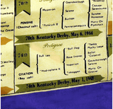 Rare vintage silk scarf of KENTUCKY DERBY WINNERS 1948