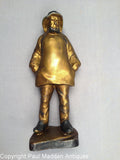 Vintage 15" Old Salt Doorstop with Rare Gold Finish by Eastern Specialty