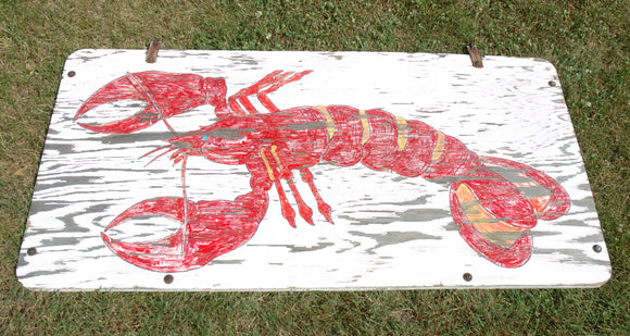 Vintage Lobster Sign