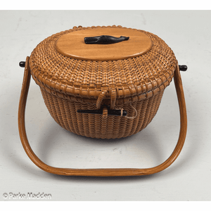 Vintage Nantucket "Cocktail" Basket Purse by José Formoso Reyes