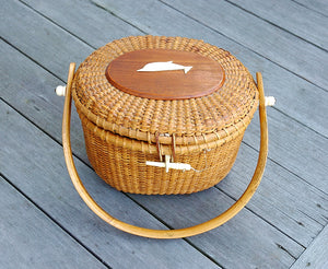 Vintage Nantucket Lightship Basket