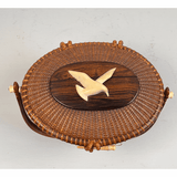 Vintage Nantucket Lightship Basket Purse by The Wooden Jug